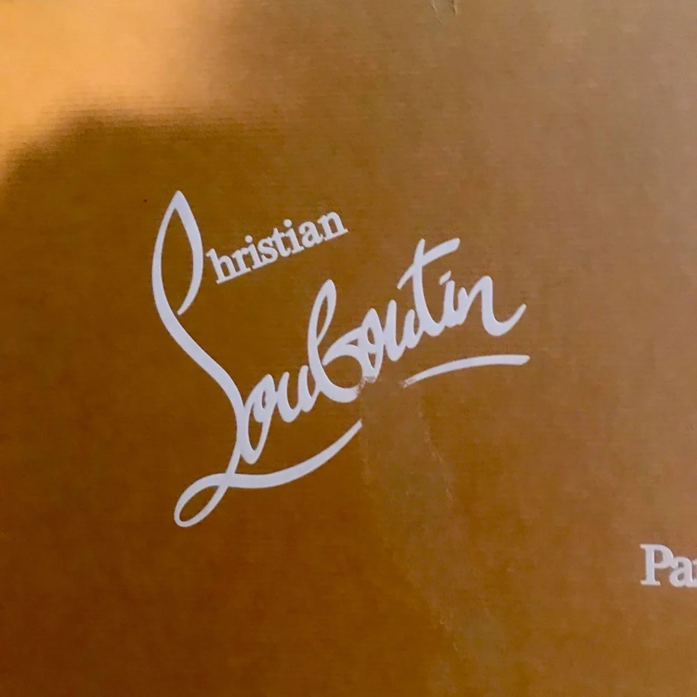 Christian Louboutin New Very Prive 120MM heels Box Dust Cloth Included Black - Picture 4 of 7